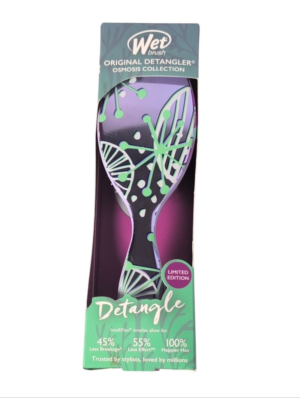Wet Brush Original Detangler Brush Osmosis Collection in Sparkling Sea Life